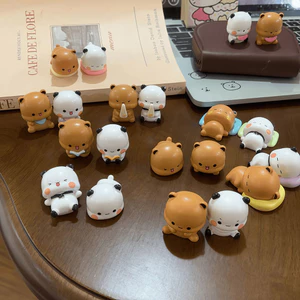 Mini 2 Cái / bộ Yier Bubu Gấu Trúc Gấu Đồ Chơi Bubu Và Dudu Búp Bê Mô Hình Sưu Tập Đồ Chơi Búp Bê Trang Trí Nhà Trang Trí