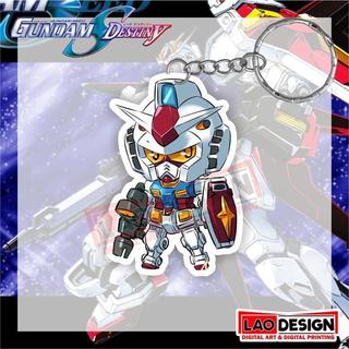 Gantunga Kunci Gundam Seed Destiny STRIKE - Gantungan Kunci Anime - Gantungan Kunci Akrilik - Gantungan Kunci Kartun