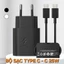Sạc nhanh 25W củ và dây Type C to Type C có công nghệ sạc PD nhanh không loạn cảm ứng