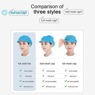 Mũ đầu bếp xưởng chống bụi, phù hợp cho nhà máy thực phẩm và căng tin
