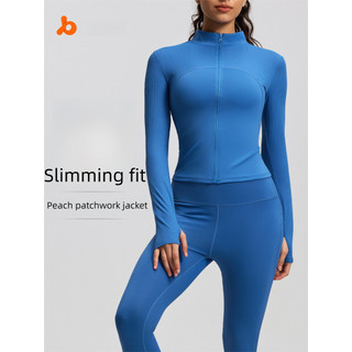 Áo khoác nữSlim có độ đàn hồi cao, phù hợp cho mùa hè và mùa xuân, làm từ polyester và spandex.