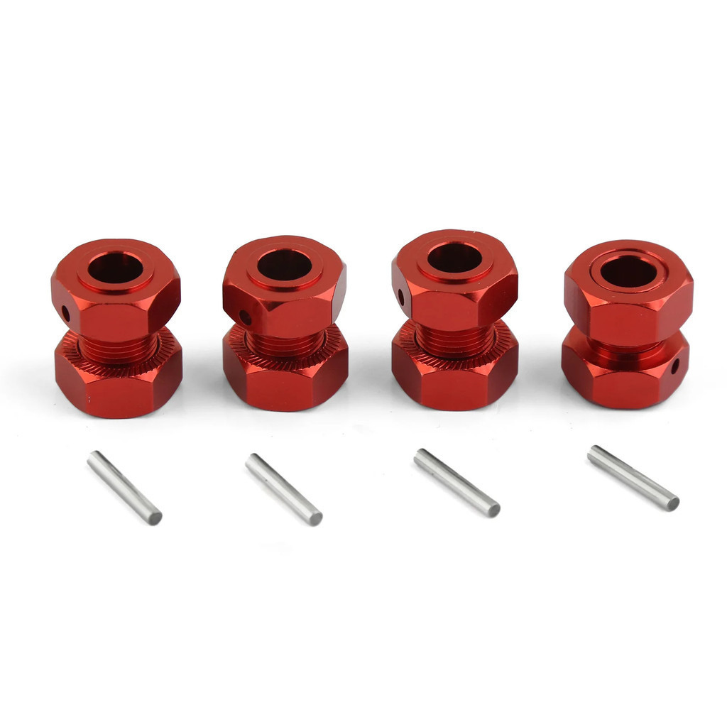 Bộ chuyển đổi trung tâm lục giác bánh xe mở rộng 17mm bằng kim loại cho Arrma 6S KRATON Typhon Outcast 1 / 7 Vi phạm không giới hạn Mojave Felony Nâng cấp