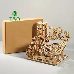 1 Bộ Đồ Chạy Bằng Đá Cẩm Thạch 3D Ván Xoắn Ốc Bằng Gỗ Xếp Hình Đường Bộ Thiết Bị Tra Điện Mô Hình Cơ Khí Khoa Học Mê Cung Hội Quà Tặng Cho Trẻ Em [Mới]