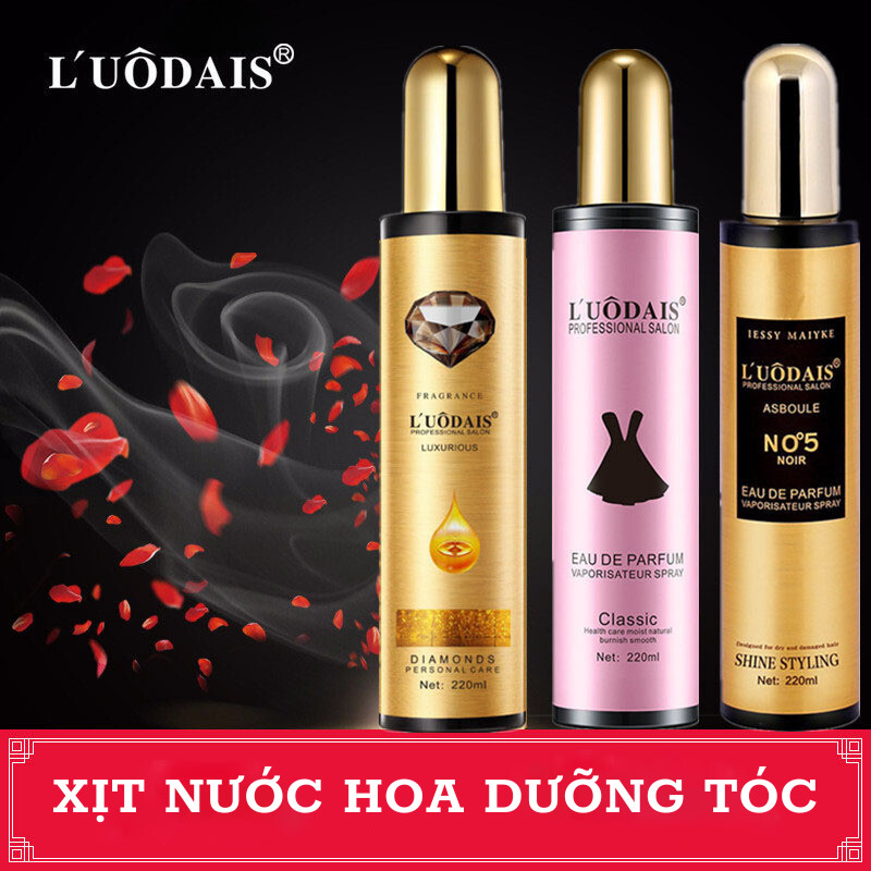 Xịt Nước Hoa Dưỡng Tóc Suôn Mượt Tự Nhiên Giảm Khô Xơ, Gãy Rụng, Giảm Tình Trạng Trẻ Ngọn Hương Thơm Hoa Hồng Dịu Nhẹ