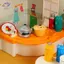 HFTOY 1 / 12 Nhà búp bê Bếp than Mini Ấm đun nước Mô hình bình xăng Nhà búp bê Đồ dùng nhà bếp Búp bê Phụ kiện trang trí nội thất nhà cửa ~