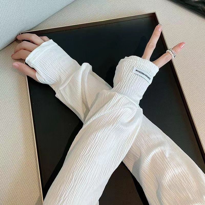 Tay áo chống nắng bằng lụa, thoáng khí, bảo vệ khỏi tia UV khi lái xe và đi xe đạp