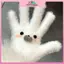 MYPANDA Dễ Thương Mùa Đông Seal Earmuff Scarf Trẻ Em Học Sinh Khăn Lông Chéo Bộ Găng Tay Ne-Protect Kawaii Girls Khăn Sang Trọng Ấm Áp Ngoài Trời.
