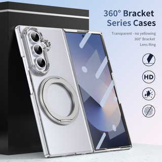 Giá Đỡ Xoay Sạc Không Dây Ốp lưng Samsung Z Fold 7 6 5 4 3 Giá Đỡ Máy Ảnh Gals Phim Trước Mặt Sau Chống Sốc