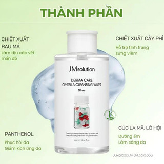[Chính hãng] Nước Tẩy Trang JMsolution Hyaluronic Acid , Rau Má Centella , Ceramide JM Solution 500ml của Hàn Quốc