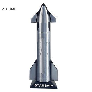 ZTHOME Premium Starship Model Space X Starship Model Space Vehicle Trang trí bàn làm việc sưu tập Đồ chơi mô hình trẻ em Quà tặng HOT