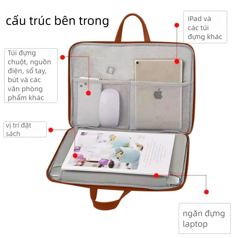 Túi đựng Laptop hoạt hình dễ thương chống thấm nước