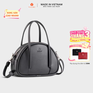 Túi Yuumy (Thời trang nữ dáng hến dễ thương size 21 - Túi đeo chéo da Seasand YN233)