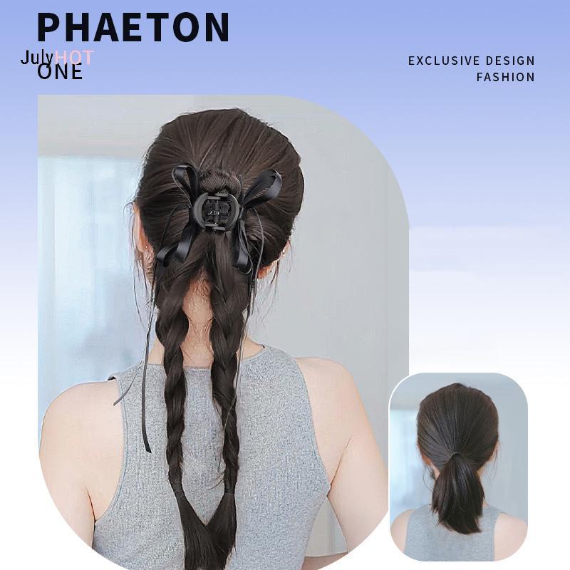 Tóc giả đuôi ngựa mô phỏng tự nhiên, xoăn dài, dễ dàng gắn kẹp - JulyHot