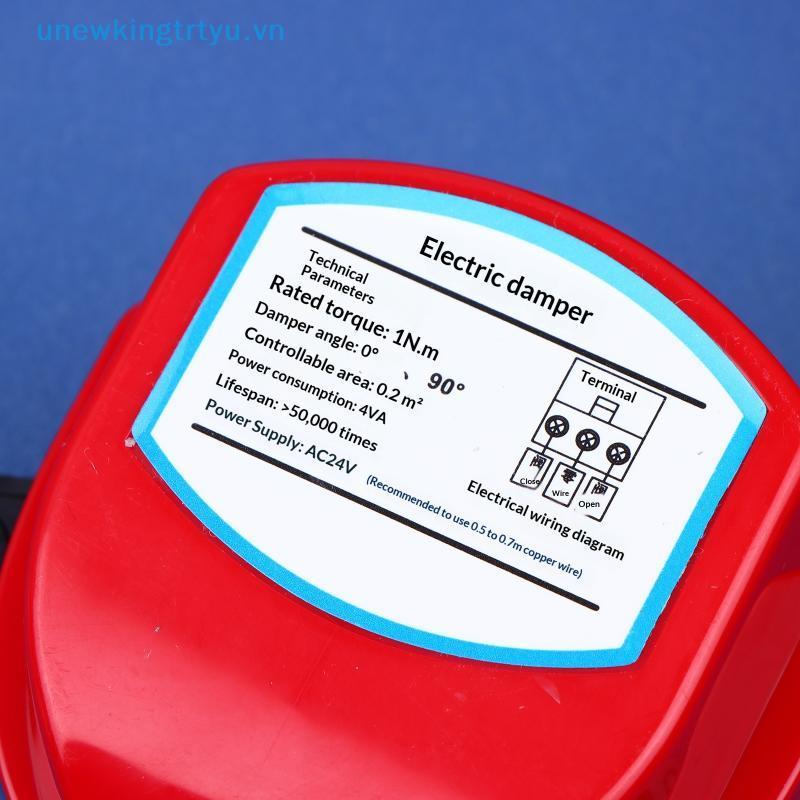 Unewtyu HVAC Động Cơ Giảm Chấn Điện 220V Trình Điều Khiển Cơ Giới Lắp Đặt Nhanh Cho Hệ Thống Ống Thông Gió Văn Phòng VN