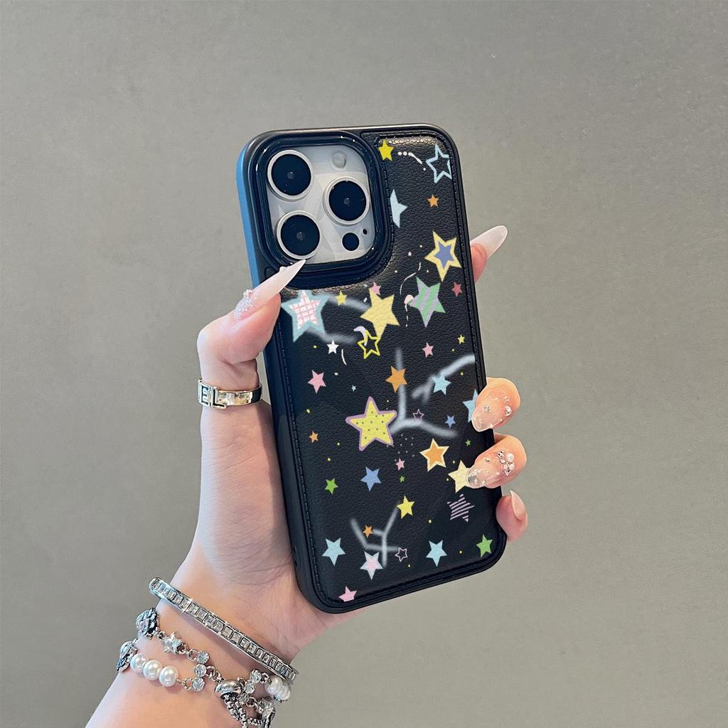 Hoa   saoPhù hợp với vỏ điện Hoaoại iPhone 17/16, vỏ b mì 15 Pro/14