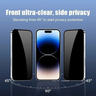 2 Chiếc Trong Suốt Cạnh Đen Kính Phim Cho iPhone 17 17ProMax 17Pro HD Bảo Vệ Màn Hình Điện Thoại Cho Apple iPhone 17 Pro Max Air Chống Gián Điệp Cạnh Đen Kính Cường Lực Phim