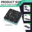 CATIYAHA Walking Pad Khối Incline, Đế xốp Cao su cường độ cao Máy chạy bộ Incline Riser Blocks, Nâng cấp Uphill Huấn luyện hấp thụ sốc Thảm tập thể dục