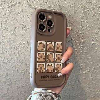 Vỏ Hoạt Hình Capybara Dễ Thương Cho Samsung Galaxy A56 5G A36 A26 A07 A06 A17 A16 A15 A25 A55 A35 A54 Silicon Đơn Giản Chống Sốc Hàn Quốc Hot Hợp Thời Trang Retro Ốp Điện Thoại