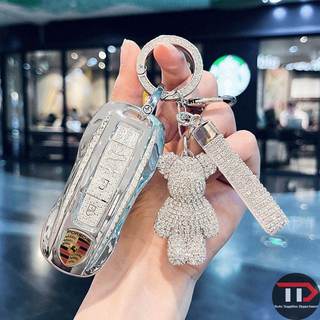 Vỏ chìa khóa xe Porsche Thích hợp cho vỏ chìa khóa Porsche Paramela Panamera Cayenne Clasp Macan911 Xe cao cấp Nữ