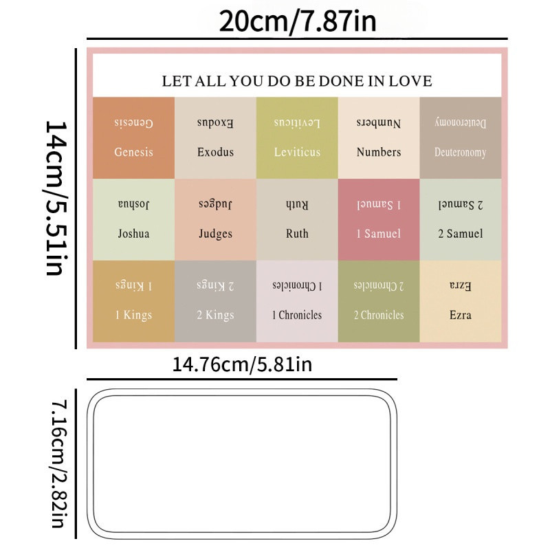 【48h】Nhãn dán chỉ số Kinh Thánh mini thiết kế nhỏ gọn, dễ dàng dán và tháo rời, không để lại keo trên trang sách.