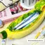 NS Hoạt Hình Dễ Thương Chuối Sang Trọng Hộp Đựng Bút Kawaii Mô Phỏng Trái Cây Văn Phòng Phẩm Túi Đồ Dùng Văn Phòng Phẩm Túi Bảo Quản Đa Năng NS