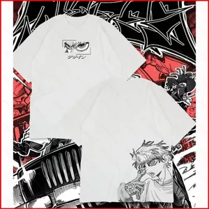 Áo thun GC1 tay ngắn phong cách anime, size đa dạng từ 110cm đến 5XL
