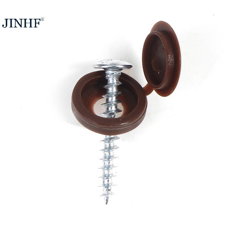 JINHF 100 Chiếc Nắp Đầu Vít Thiết Thực Tự Bắt Vít Đai Ốc Bu Lông Vỏ Bảo Vệ HOT