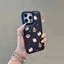 Ốp Điện Thoại Da Mèo Chó Dễ Thương Cho iPhone 17 16 15 14 13 12 11 Pro Max X Xr Xs Max 7 8 Plus