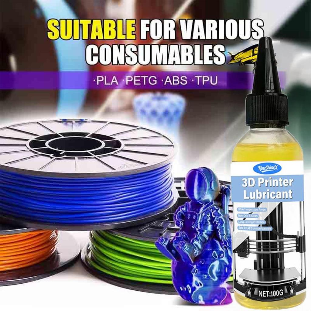 Dầu bôi trơn máy in 3D 100g Máy in 3D chống nấm mốc Lubricat dành cho người sở thích Chuyên nghiệp Kỹ thuật viên Người đam mê jiwvn