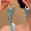 Bông tai tua rua Zircon siêu nhấp nháy