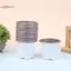 TRTR 10 Cái Chậu Hoa Nhựa Trồng Cho Chậu Hoa Nhỏ Đơn Giản Trồng Cây Giống Chậu Hoa Thiên Tính Chậu Mầm Non VN