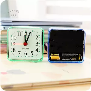 RO > Đồng hồ báo thức sinh viên dễ thương Đồng hồ báo thức tương tự Đầu giường vuông Đồng hồ nhỏ gọn Máy tính để bàn Đồng hồ trang trí phòng ngủ sinh viên Đồng hồ báo thức điện tử Mới