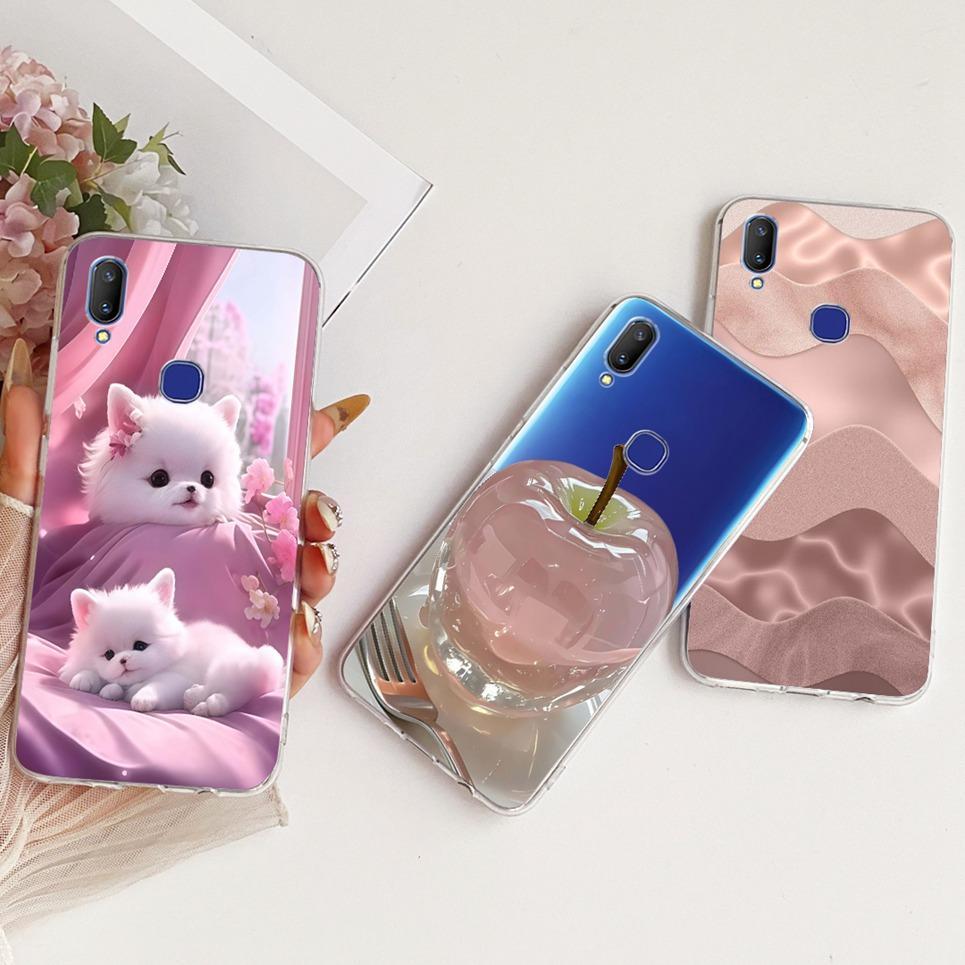 Dành Cho Vivo V11i V11 Ấn Độ 1806 / Vivo v11 Pro 1804 1814 Ốp Điện Thoại Rồng Trung Quốc Mèo Dễ Thương Họa Tiết Hoạt Hình Vỏ Mềm Trong Suốt Silicon