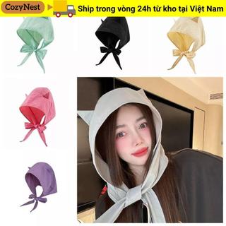 Mũ trùm đầu COZYNEST Polyester thời trang vui nhộn, nhanh khô và chống nắng dành cho nữ