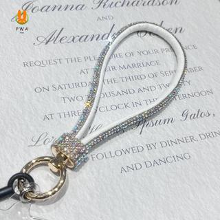 Bộ 3 Dây Đeo Điện Thoại Kim Cương Giả - Dây Buộc Kim Cương Bling Charm Cho Điện Thoại Di Động