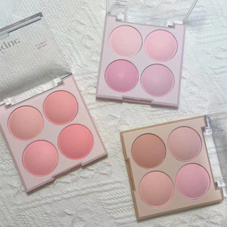 Dasique Four Colors Blusher Palette Matte Finish Highly Natural Blush Palette Trang điểm mặt