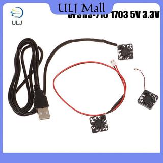 Quạt làm mát siêu mỏng ULJ UF3H3-710 1703 5V 3.3V Quạt lưu lượng không khí lớn USB 17 * 17 * 3mm.