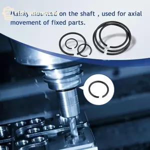 Ge 300 CÁI Hệ mét 7-30MM Dây tròn C-Clips Bộ vòng bấm bên trong Bộ phân loại cho phụ kiện thép lỗ n
