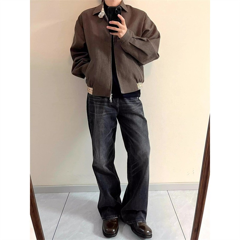 VG 2026 American Street Style Vintage Đau Khổ Quần Jean Nam