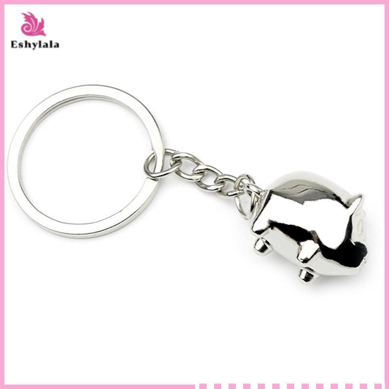Dễ Thương Tinh Tế Chú Heo Nhỏ Móc Khóa Túi Thời Trang Charm Hợp Kim Chìa Khóa Ô Tô [MỚI]