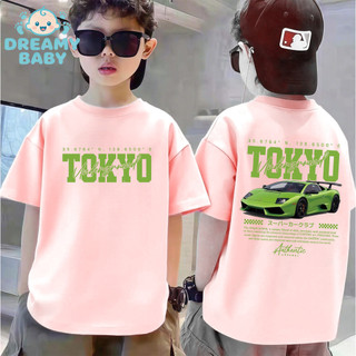 COD✅ (Hồ Chí Minh)DREAMY BABY Áo thun trẻ em Tokyo Underground: Thiết kế xe đua cool, phong cách đường phố hot trendTHY4
