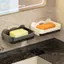 Ge Phòng Tắm Xà Phòng Món Ăn Miễn Phí Treo Tường Miếng Dán Xà Phòng Bọt Biển Người Tổ Chức Đĩa Thoát Nước Đôi Có Móc Phụ Kiện n