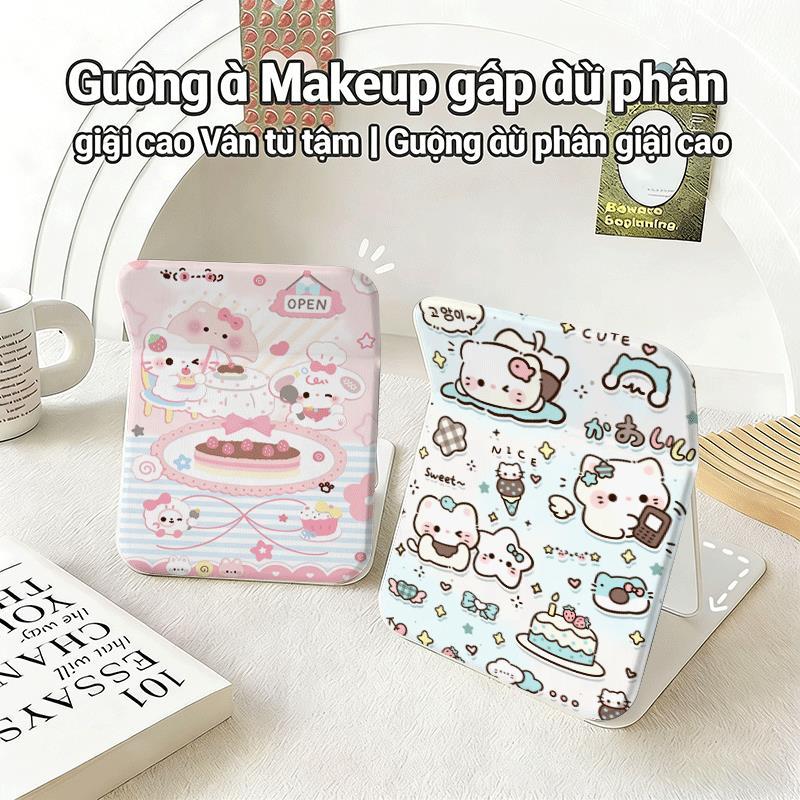 Đồ ăn vặt cho thú cưngChất liệu bền đẹp, kiểu dáng hiện đại Gương trang điểm gấp cao cấp