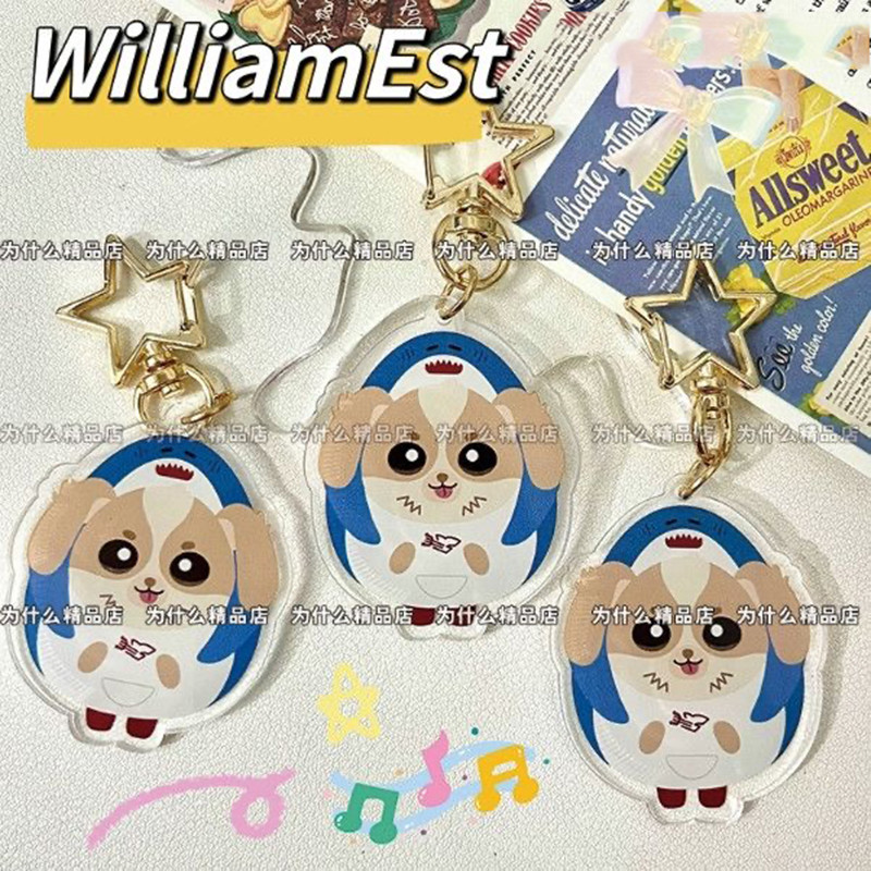 GMMTV EmiBonnie JossGawin ‌JuniorMark Cosplay Key Chain Acrylic Keychain Cartoon WilliamEst Bag Pendant