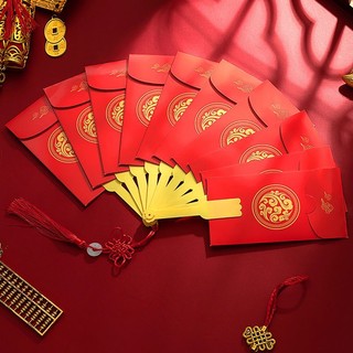Lì xì quạt mẫu mới, 10 ngăn gấp gọn - Lì Xì / Lì Xì Quạt，Xoè Quạt / Quạt，Gấp Gọn， 10 Ngăn，Quà Tặng Bất Ngờ