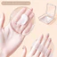 FAVORITEGOODS Soft Silicone Gel Powder Puff, Kem bôi kem dưỡng da tròn, Miếng đệm BB chống thấm di động có thể tái sử dụng cho kem dưỡng da mặt