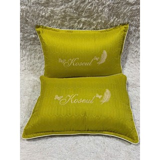 (NHIỀU MÀU) Vỏ gối áo gối satin poly màu thêu