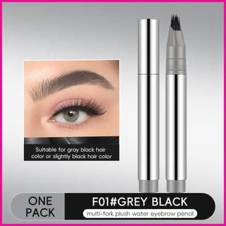 Bút lông mày 2 trong 1 Microfilling Bút chì lông mày lâu trôi Chống nhòe Đồ dùng làm đẹp Bút kẻ tóc chống thấm nước fotvn