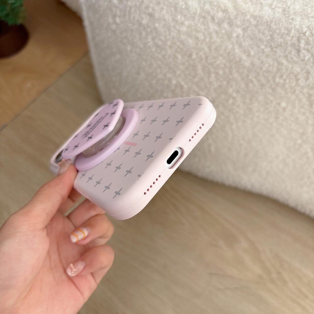 Vỏ TPU Tương Thích Với iPhone 13 14 14Pro 14ProMax 15 15Pro 15ProMax 16 16Pro 16ProMax 17 17Pro 17ProMax Ốp Nam Châm Họa Tiết Chữ Thập