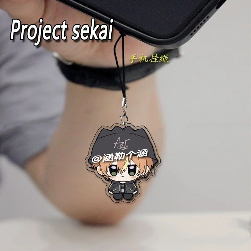 Project Sekai for Mobile Phone Strap Anime Asahina Mafuyu Yoisaki Kanade Lanyard for IPhone Kawaii Mobile Phone